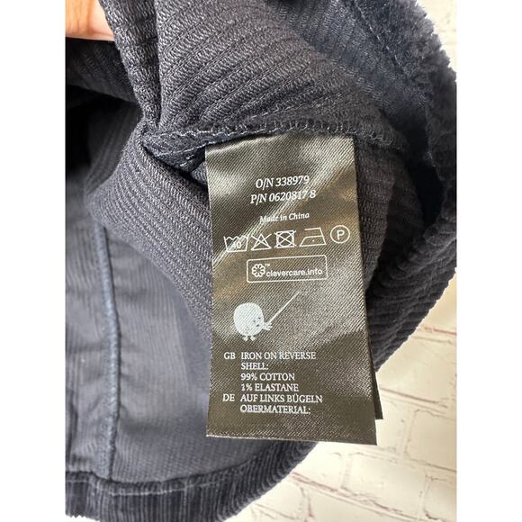 NEW ASOS MONKI Black Corduroy Mini Skirt Womens US 6 EU 36 Fall Autumn - Picture 3 of 4